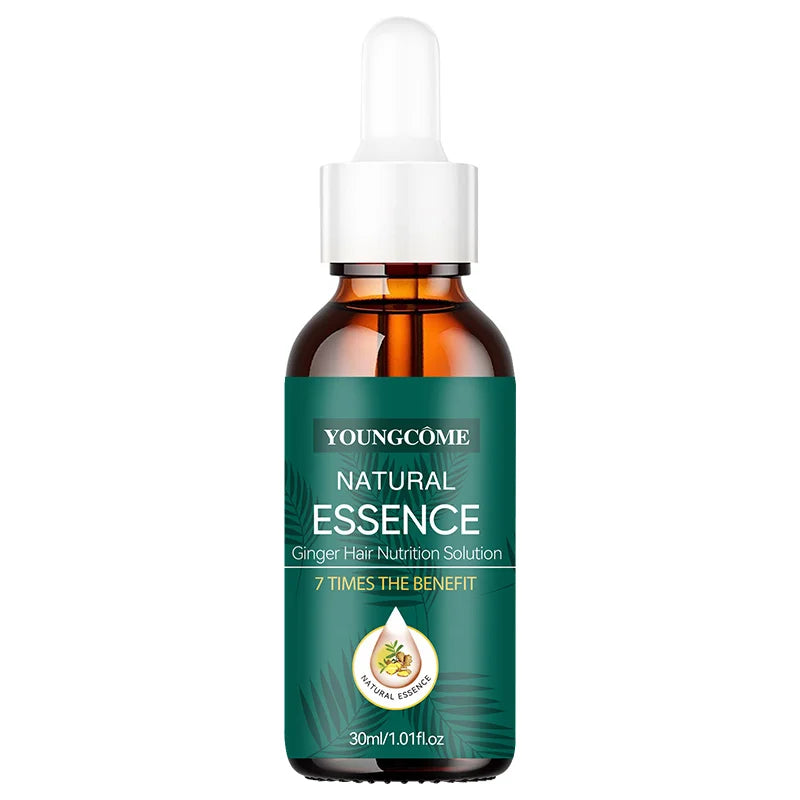 Natural Ginger Hair Care Serum | 7X Strength & Repair | Frizz-Free