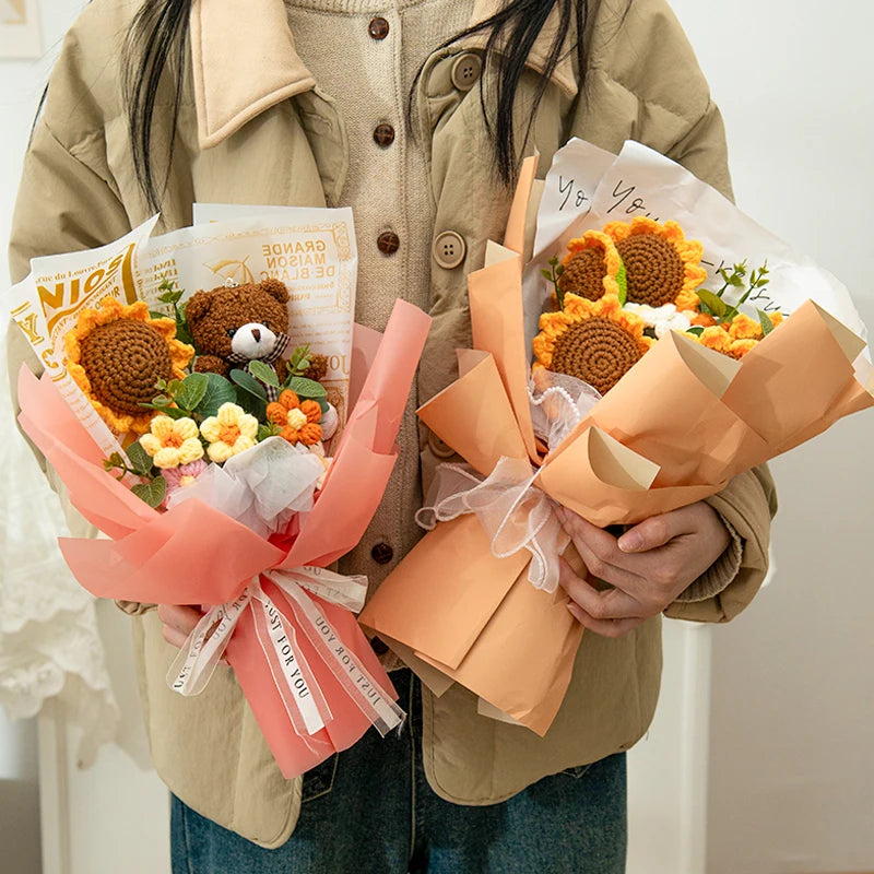 Ramo Eterno de Flores de Ganchillo | El Regalo Perfecto para Cualquier Ocasión