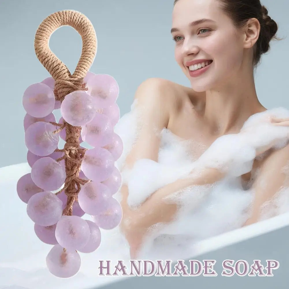 Handmade Crystal Grape Soap - Luxurious Scented Bath Experience