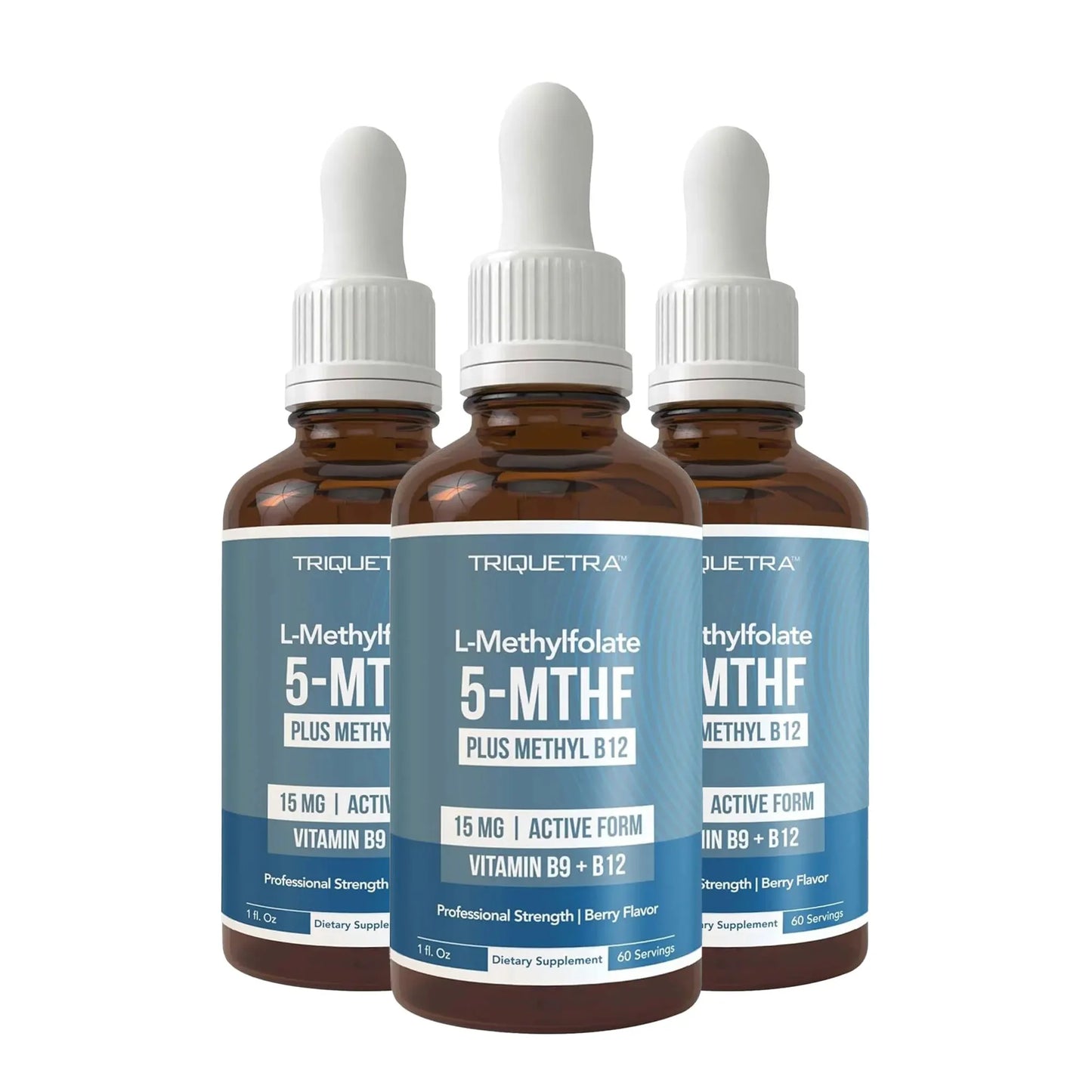 Methyl Folate & Methyl B12 Liquid | Sublingual Vitamin Complex