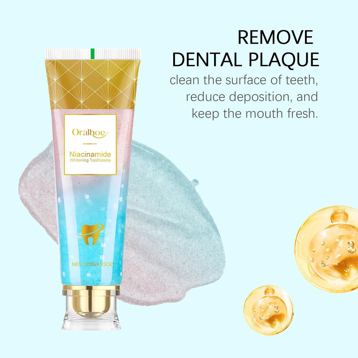 Whitening Toothpaste for Dental Stains | Fresh Breath & Plaque Control