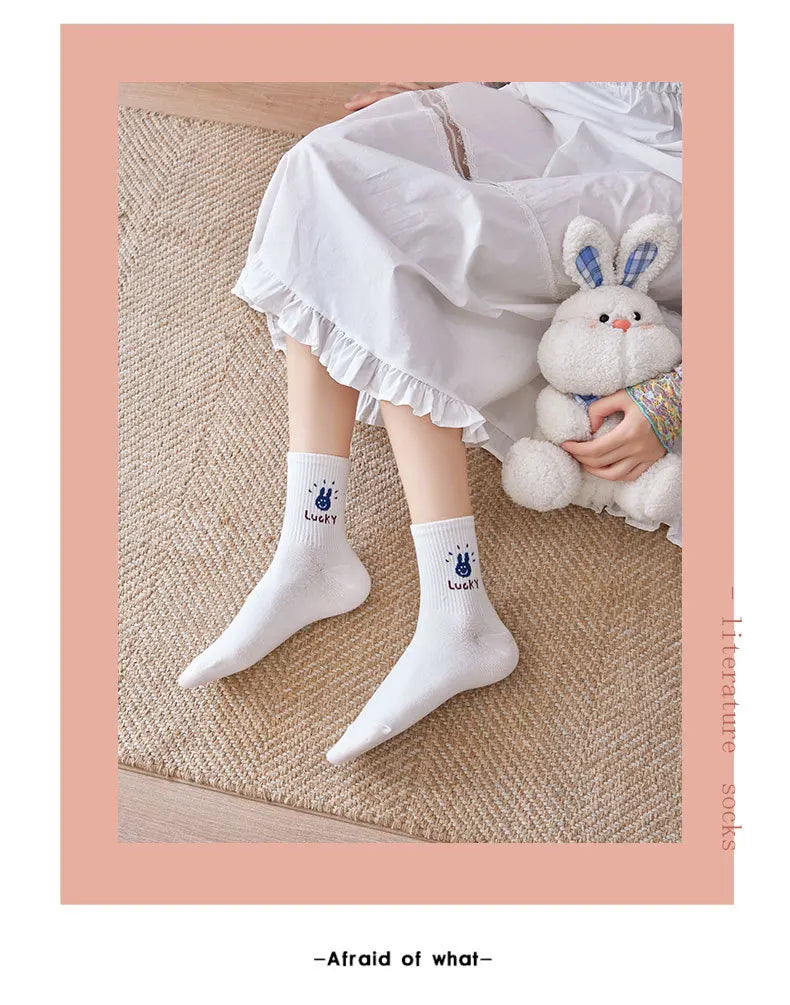 Women's Winter Cartoon Bear Socks | Cute Kawaii Style Collection