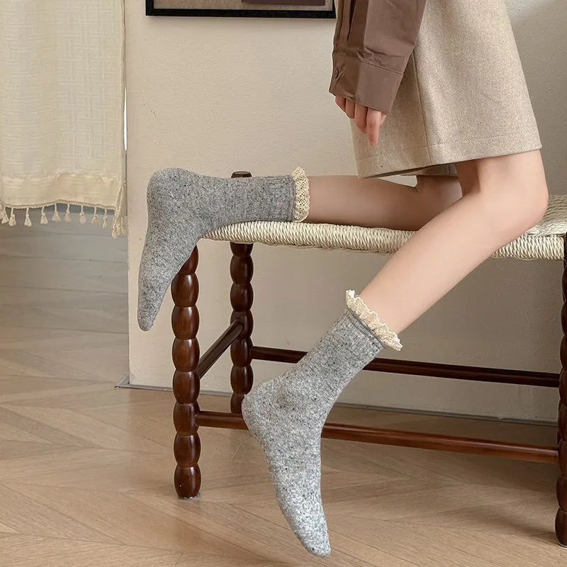 Frilly Kawaii Long Socks for Women | Ultimate Casual Style