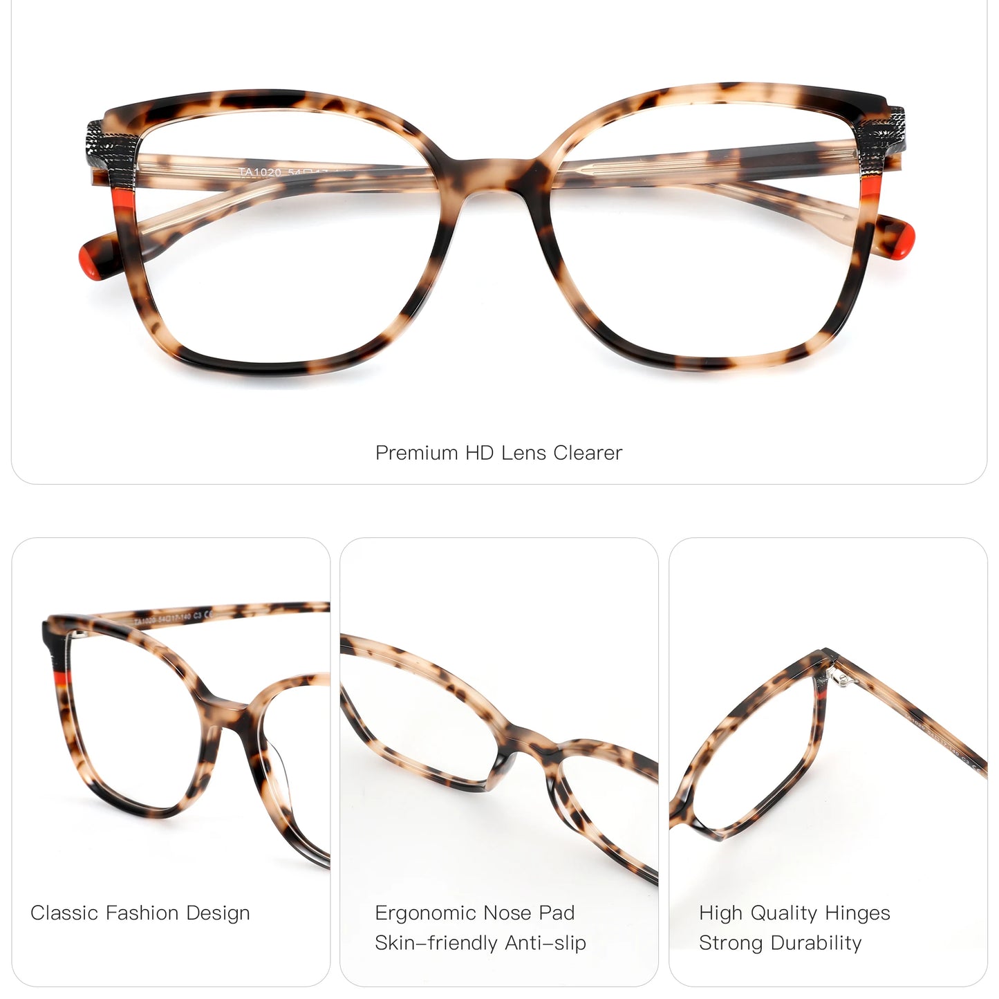Stylish Women's Butterfly Prescription Glasses | Anti Blue Light Protection