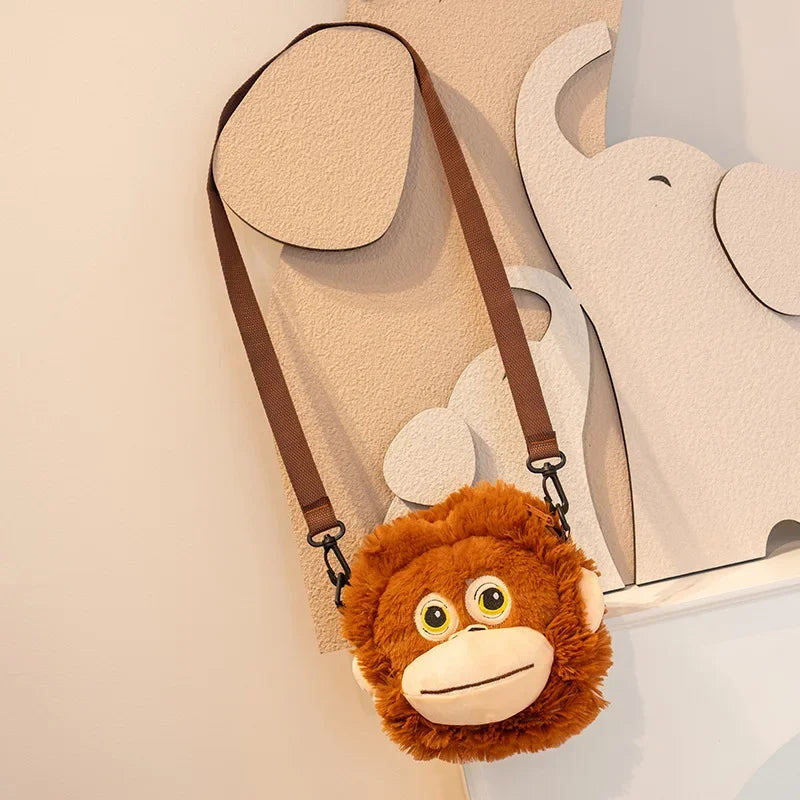 Cartoon Gorilla Plush Toy | Soft Stuffed Doll for Kids and Decor