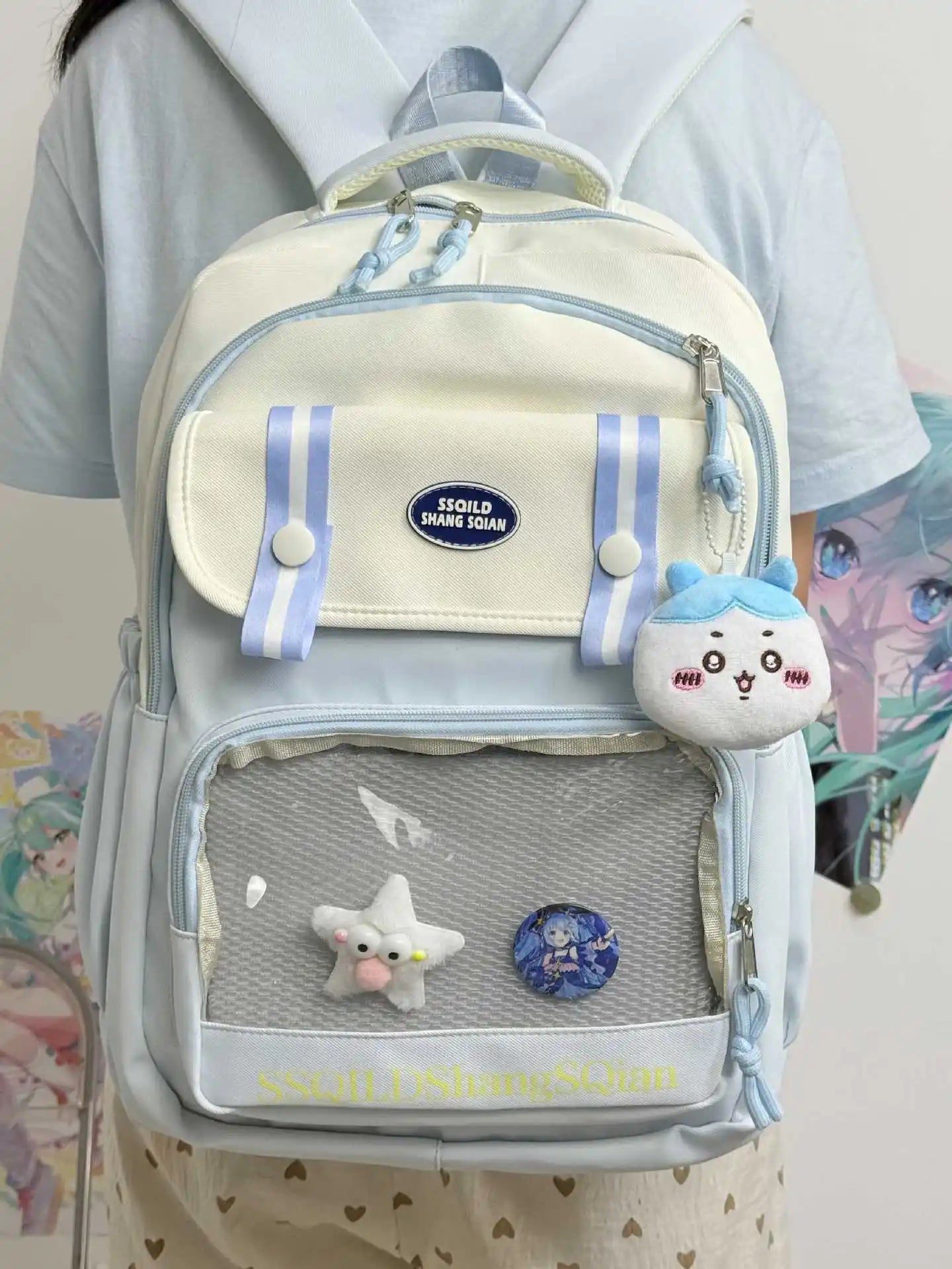 Cute Japanese Style Versatile Backpack | Fashionable Double Shoulder Bag