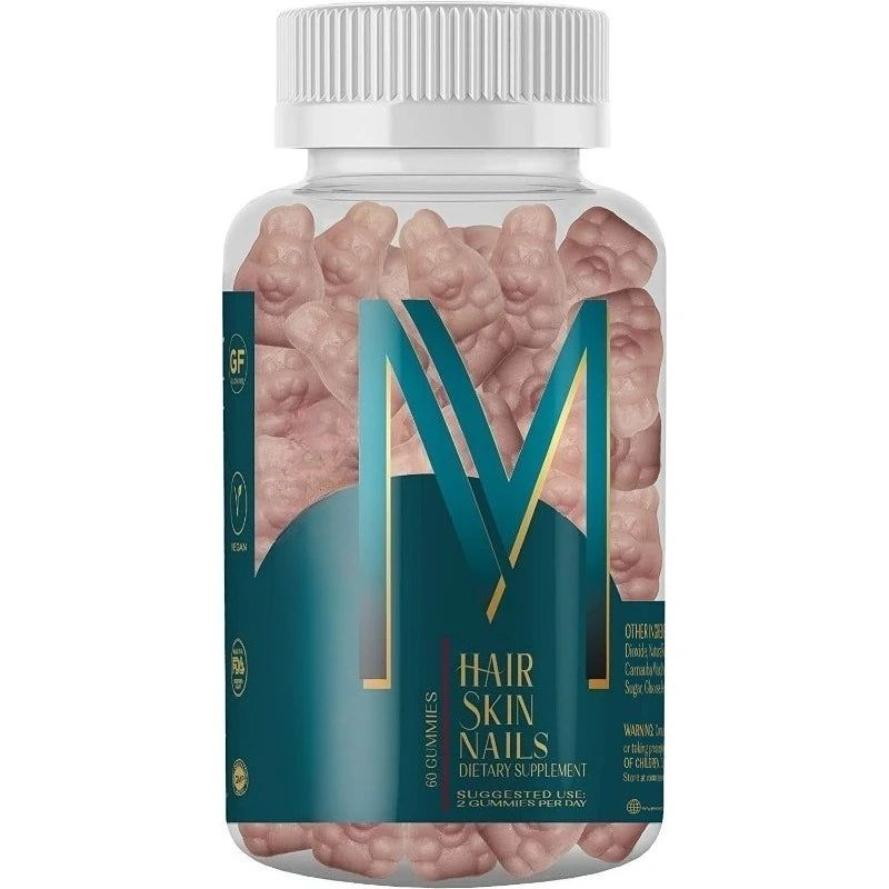 Hair Skin Nail Gummies | Daily Biotin Multivitamin Supplement