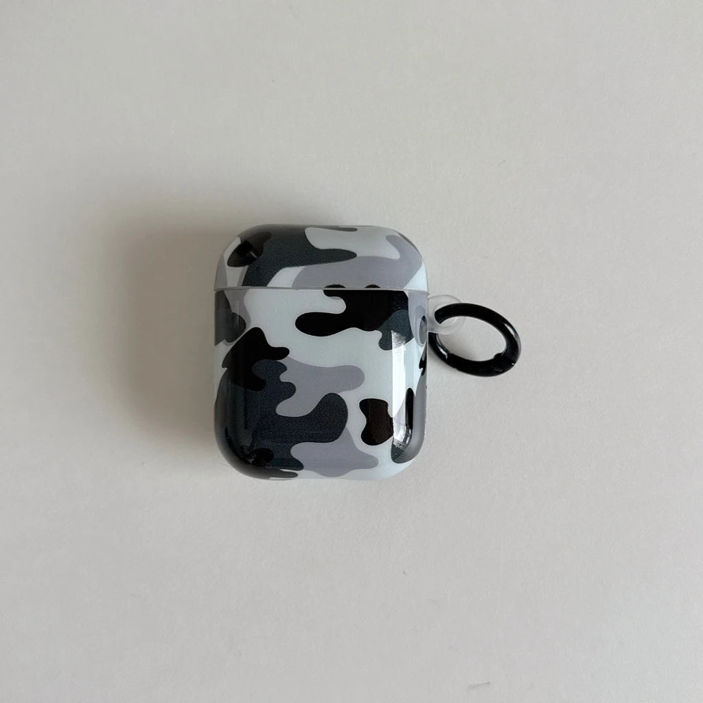 Color Collision Camouflage Earphone Case Cover for All AirPods
