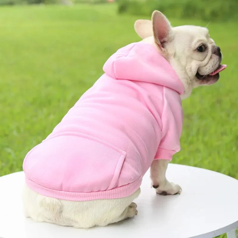 Sudaderas con capucha de algodón cálidas para mascotas | Ropa de invierno acogedora