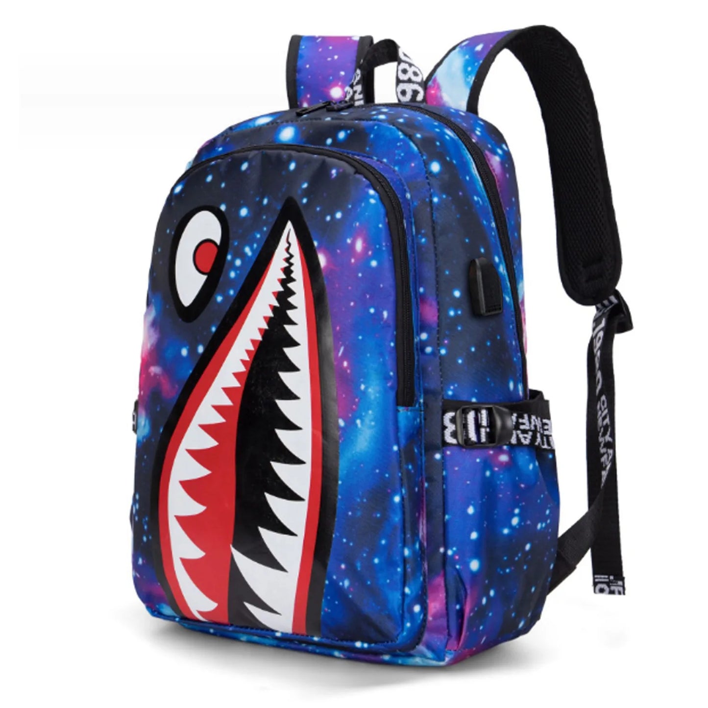 Stylish Shark Pack Backpack for Kids | Durable School Travel Bag