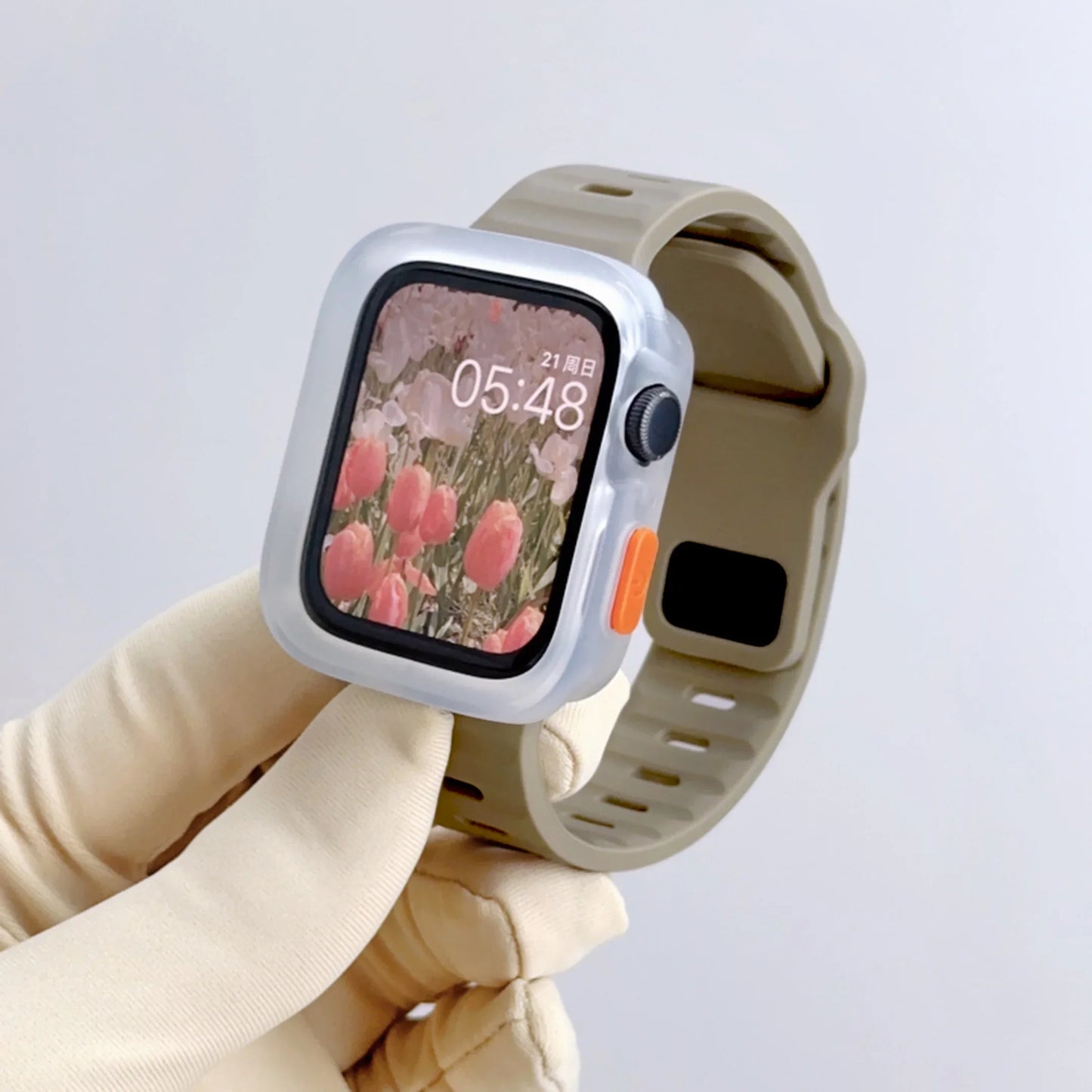 Candy Silicone Case & Strap for All Apple Watch Sizes