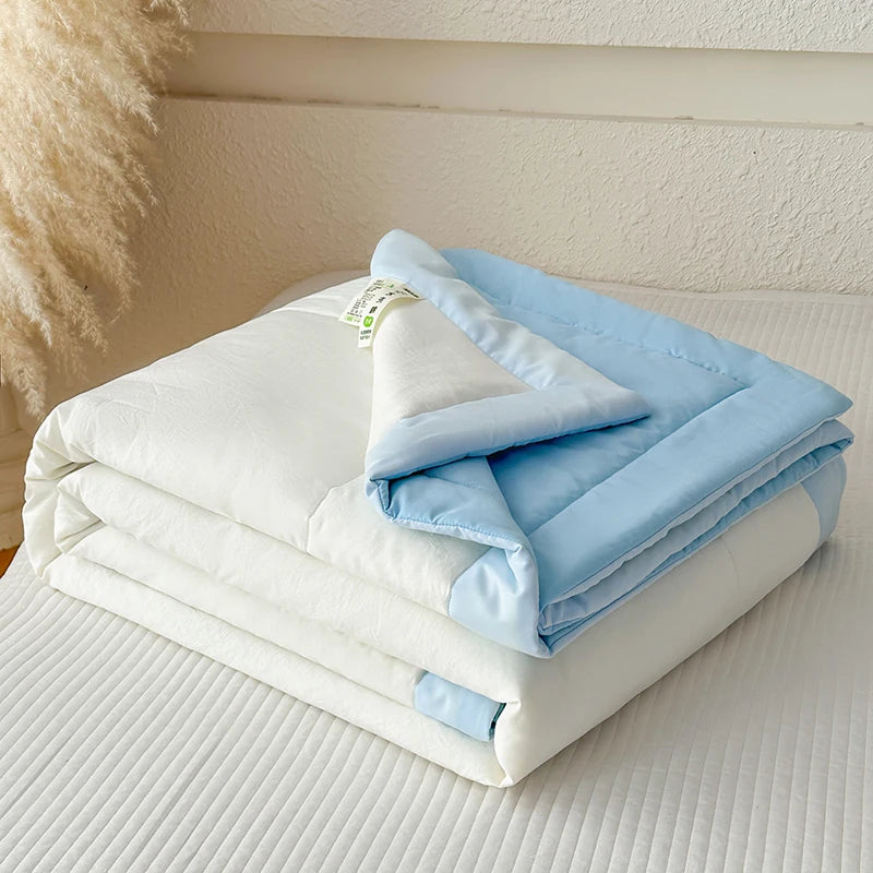 Soft Lightweight Summer Quilt | 100% Cotton Duvet Comforter