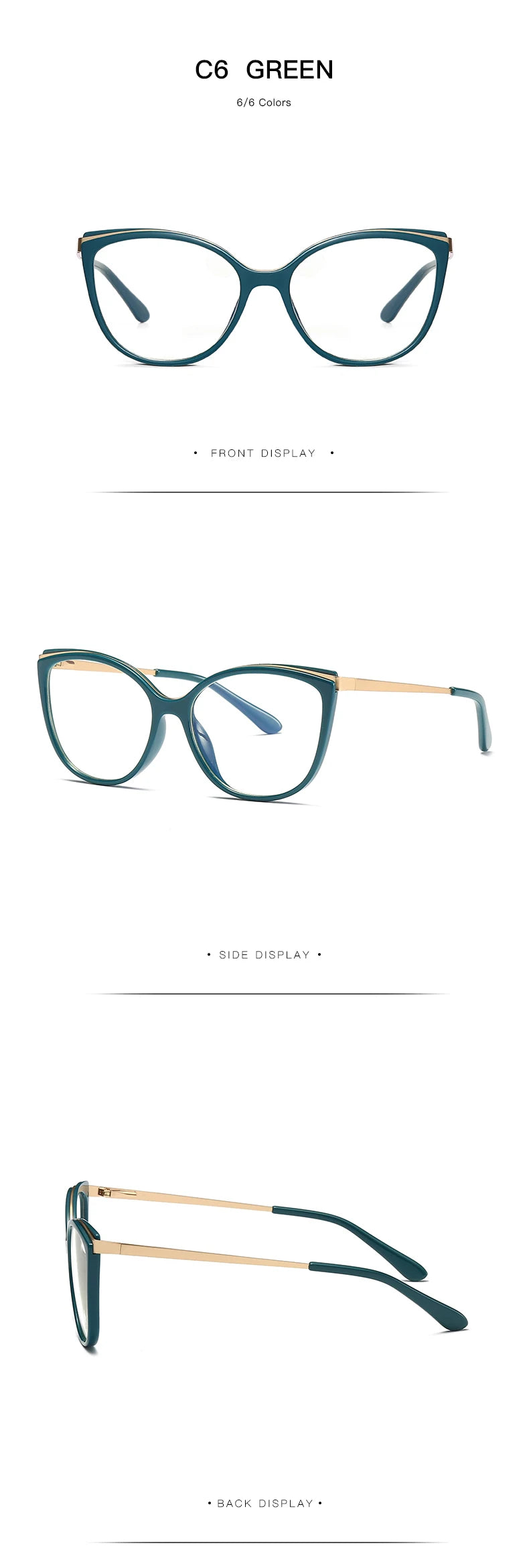 Trendy Butterfly Eyeframe Glasses for Women | Anti Blue Light 2026