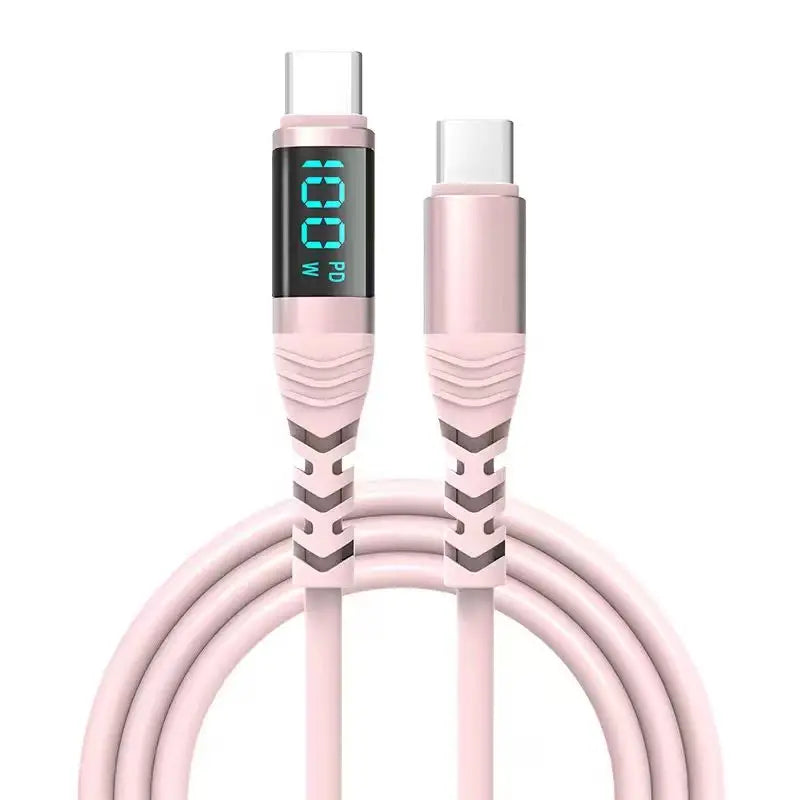 PD3.1 USB C Cable,240W LED Display Type C Fast Charging Cable with Data Transfer,for iPhone 17/16,Samsung Galaxy A17/S25,Huawei