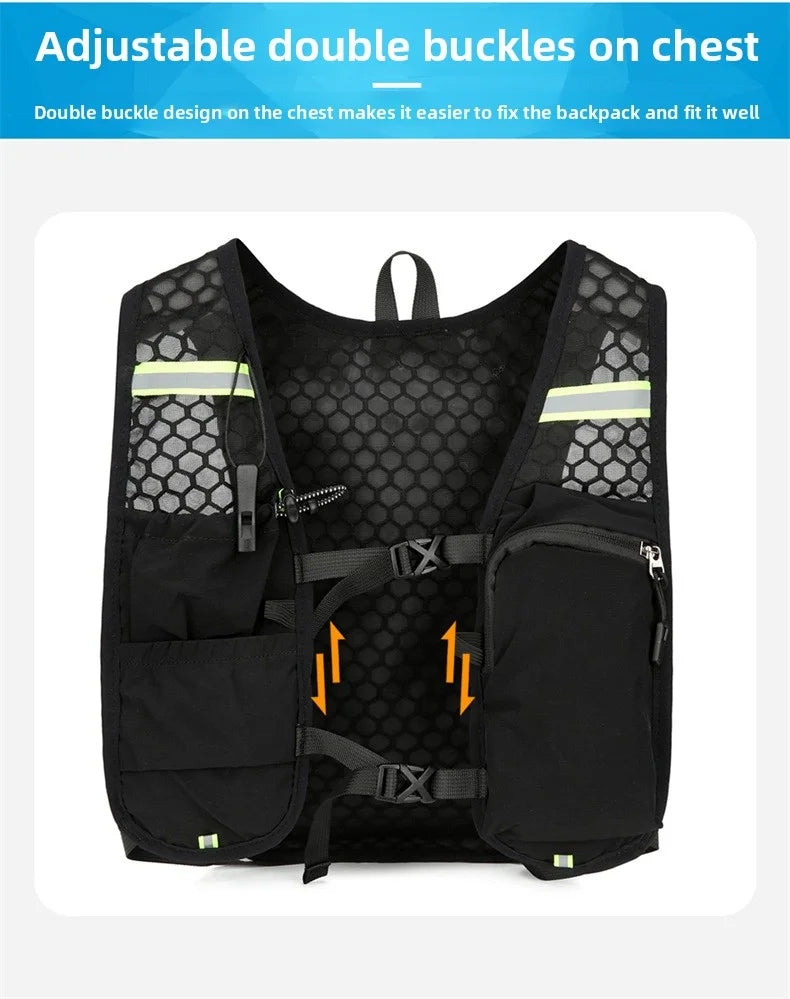 Lightweight Running Hydration Vest Backpack | Water-Saving Comfort