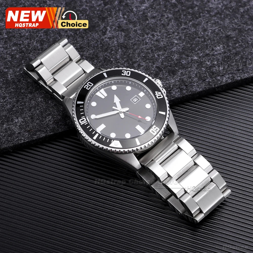 Universal Stainless Steel Watch Band for Business Style