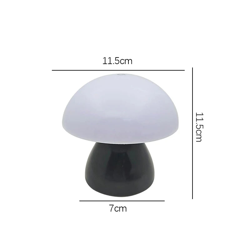 Lámpara de Mesa LED Seta | Luz Nocturna Táctil