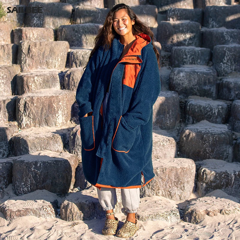 Quick Drying Surf Changing Robe | Weatherproof Jacket & Cloak