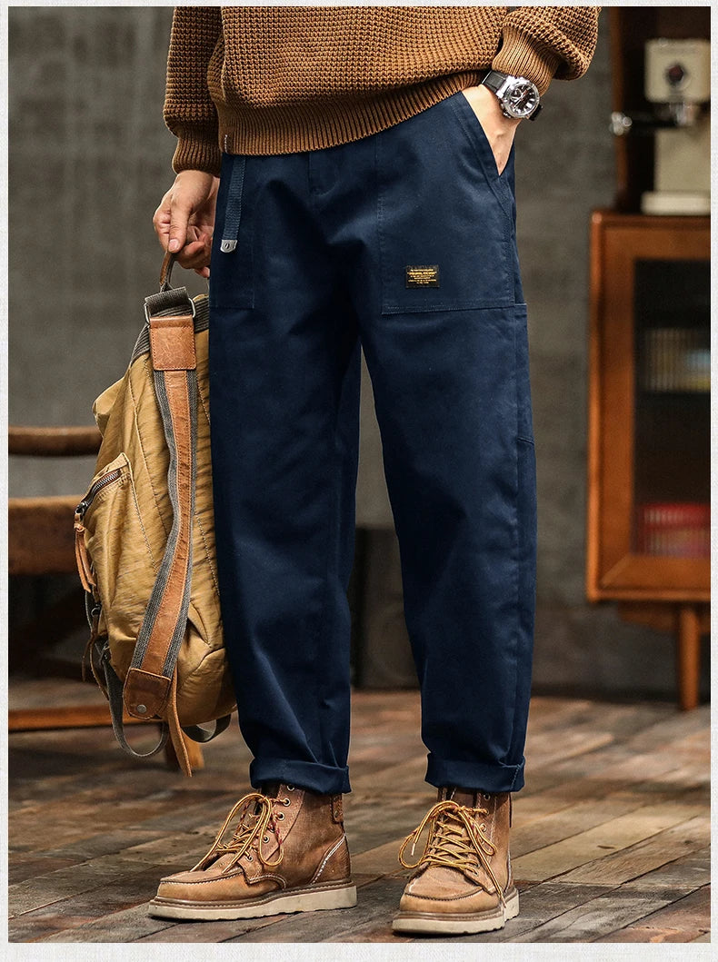 Men's Casual Cargo Pants | Comfortable Loose Fit Joggers