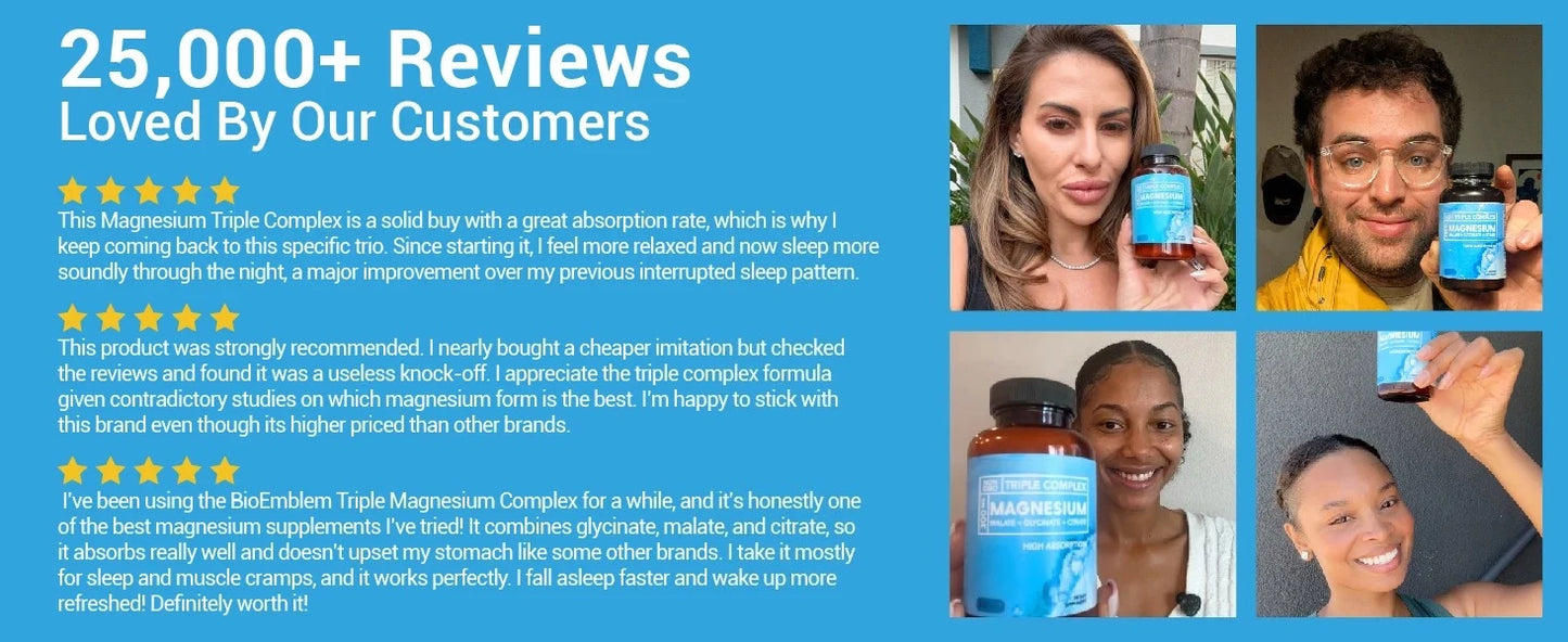 Triple Magnesium Complex | High Absorption Vegan Supplement