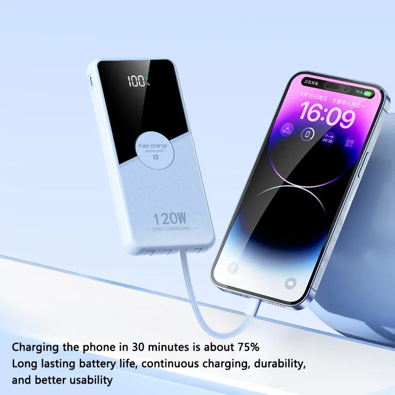 200000mAh Power Bank | Fast Charging Portable Battery Charger