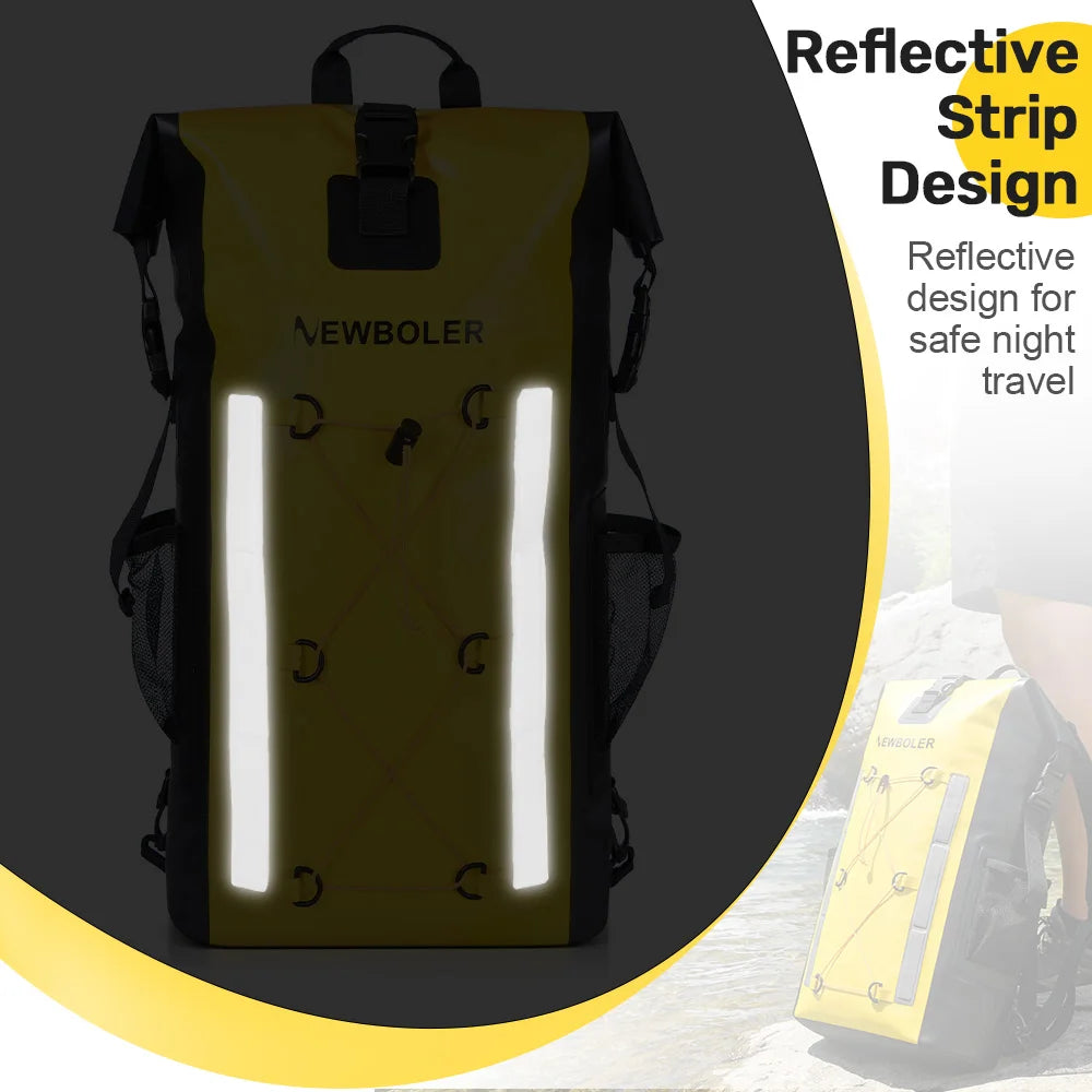 Waterproof Kayak Dry Bag | Large Swimming Backpack for Adventure