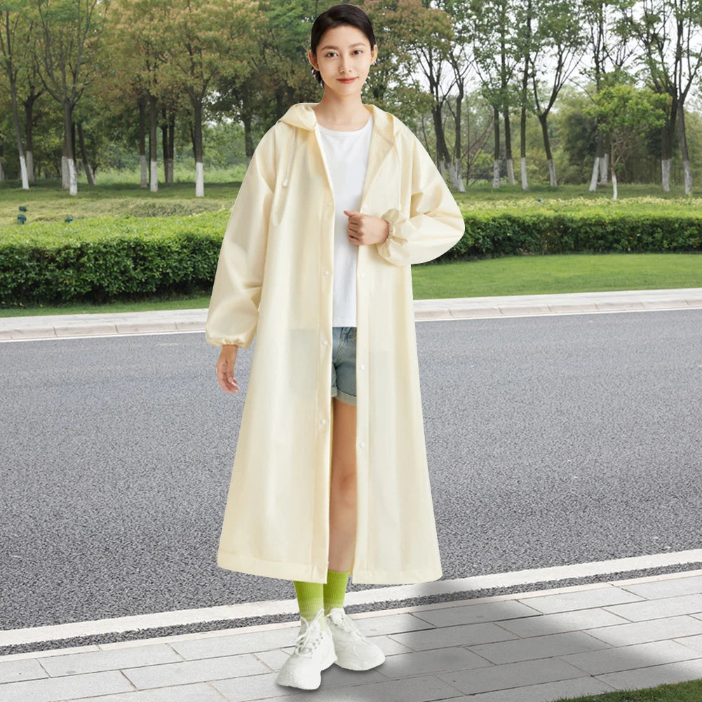 Thickened Waterproof Adult Raincoat | Unisex Hooded Outdoor Gear