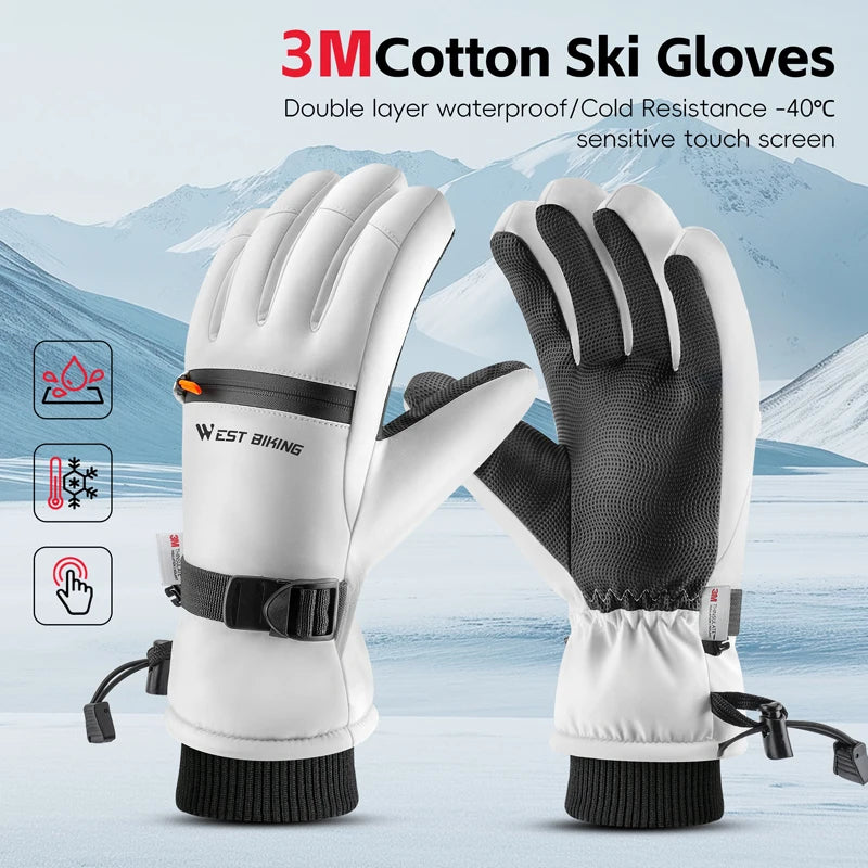 Guantes Térmicos de Motorista Impermeables de Invierno | Perfectos para Climas Fríos
