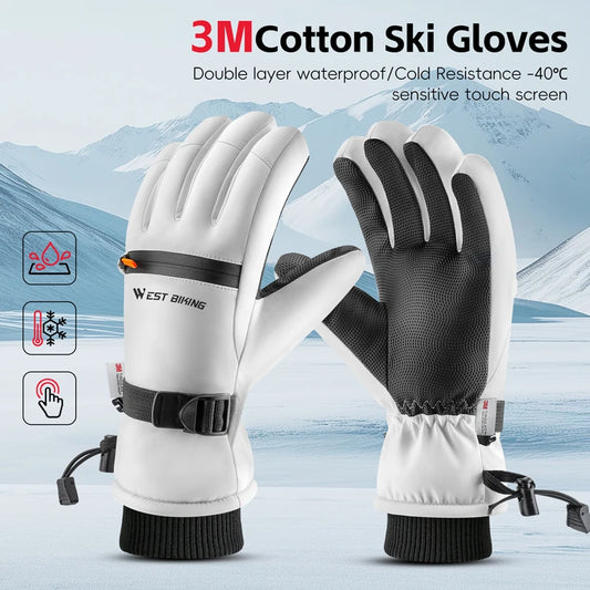 Guantes Térmicos de Motorista Impermeables de Invierno | Perfectos para Climas Fríos
