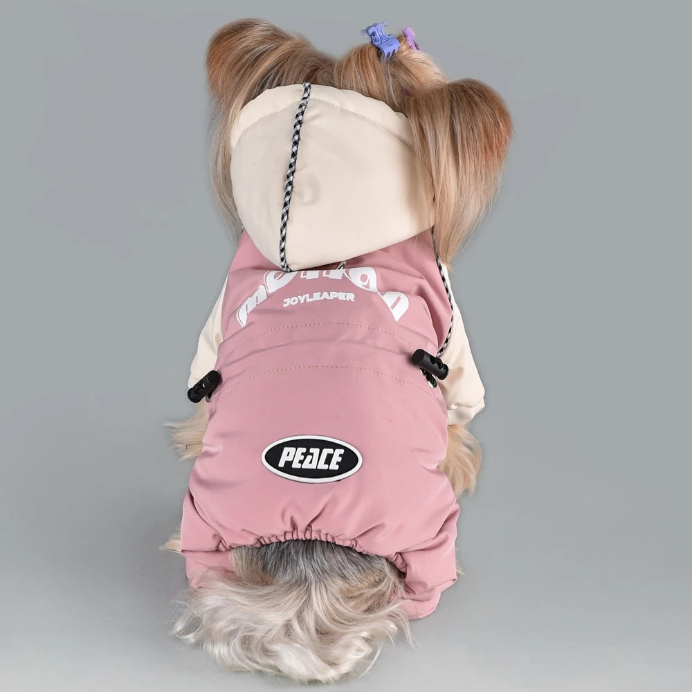Winter Dog Hoodie Overall | Cozy Snowsuit for Small & Medium Breeds