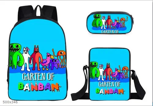 Stylish Garden Game Backpack | Versatile Student Shoulder Bag