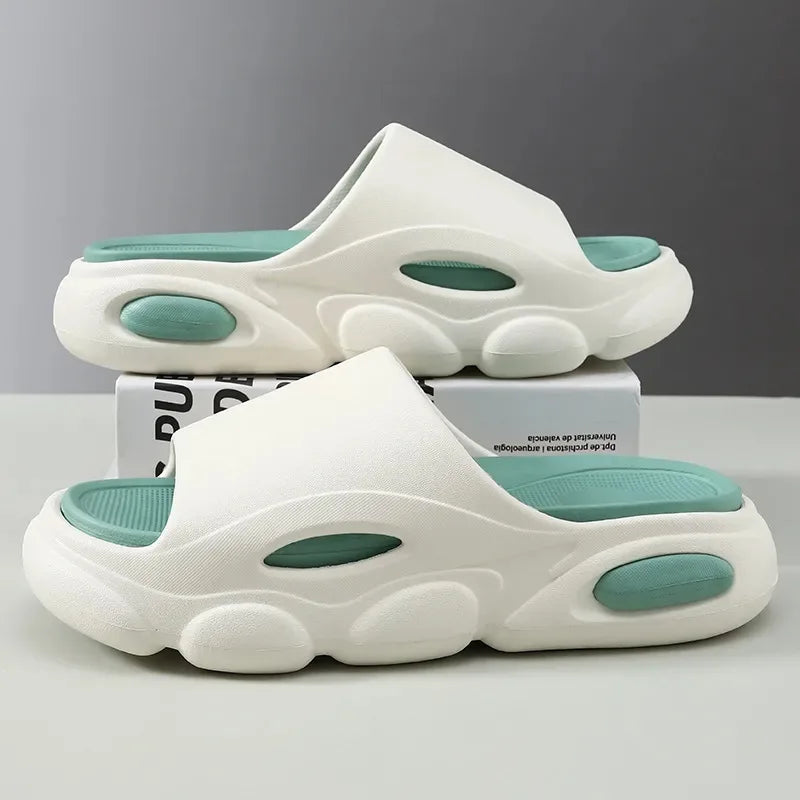 Men's Summer Sandals - Soft Cloud House Platform Slides for Beach