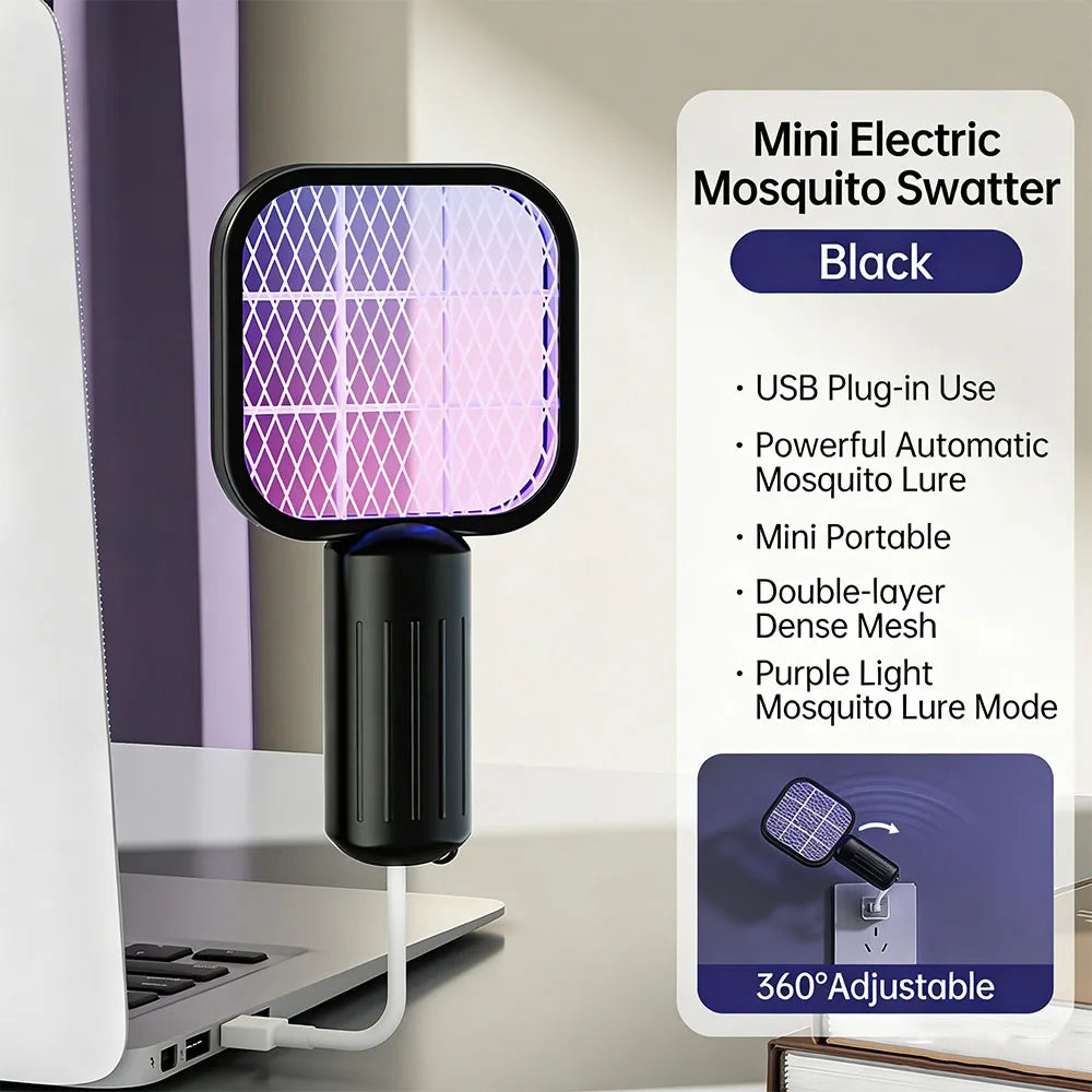 Portable USB Mosquito Swatter Trap | Effective Outdoor Insect Killer