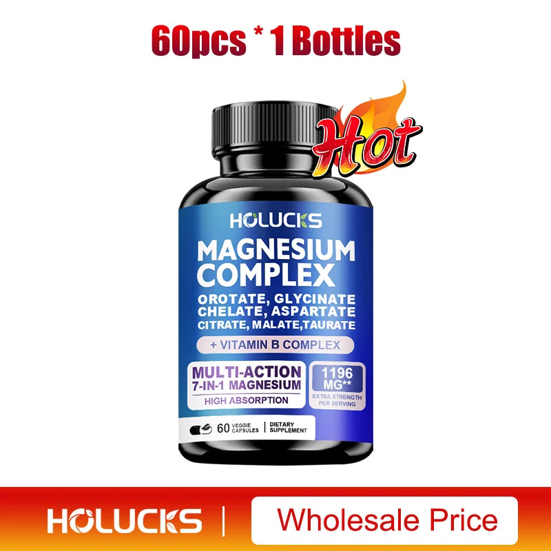 Magnesium Complex Supplements for Brain Health & Relaxation