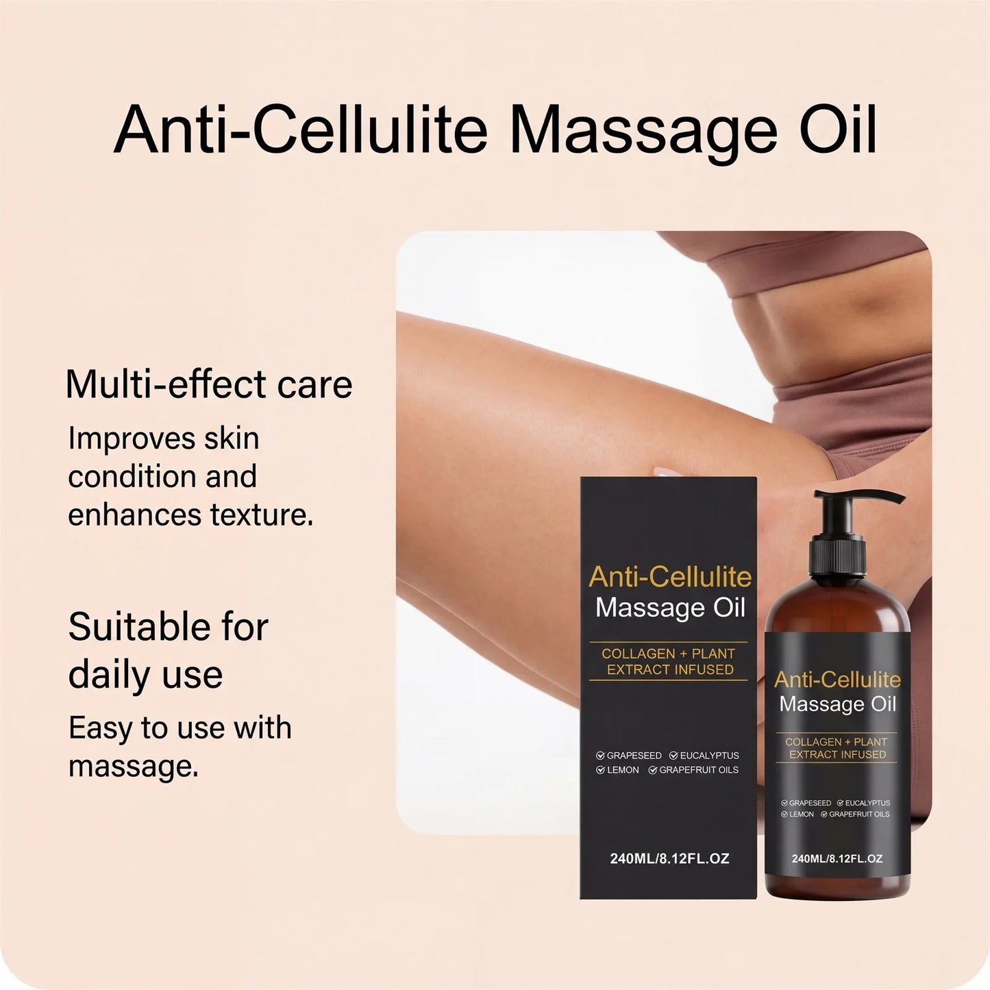 Collagen Firming Body Massage Oil | Smooth & Tone Skin