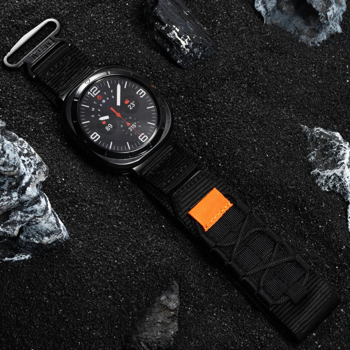 No Gaps Nylon Strap for Galaxy Watch 7 Ultra | Quick Fit Sports Band