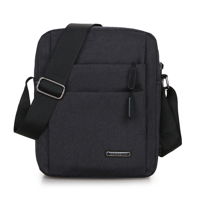 Men's Multi-Layer Zipper Crossbody Phone Bag for Travel