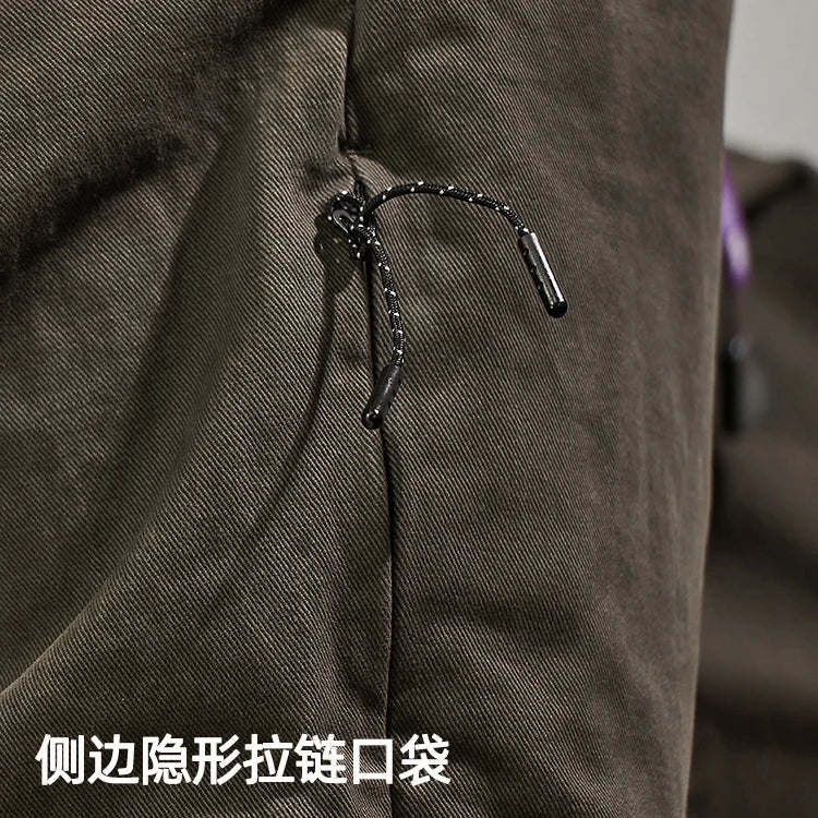 Men's Baggy Tapered Casual Cotton Pants for All Seasons