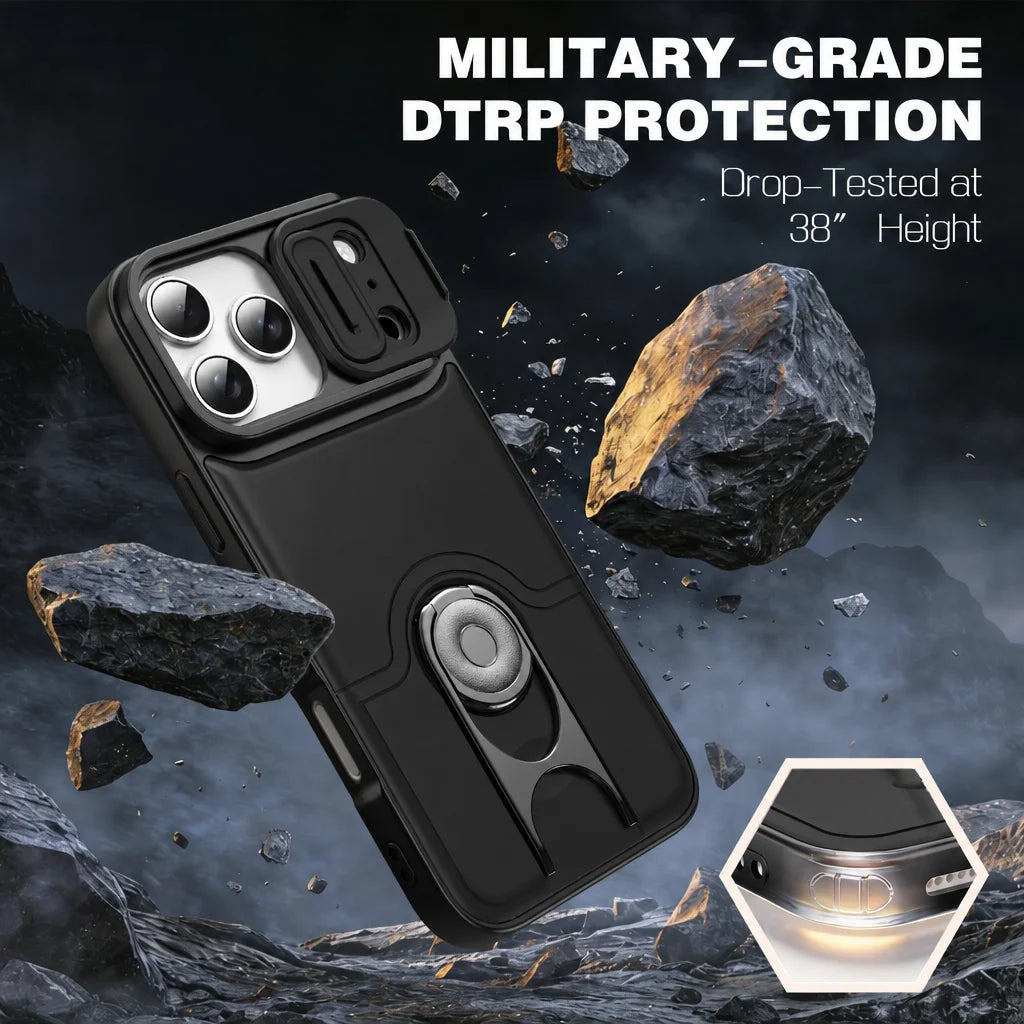 Slide Lens Cover for iPhone 17 Pro Max | Fall Protection Case