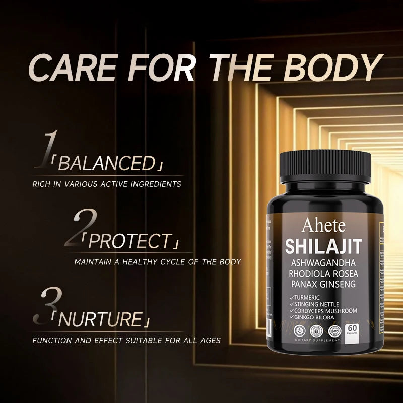 Premium Shilajit Energy Supplement | Boost Your Well-Being