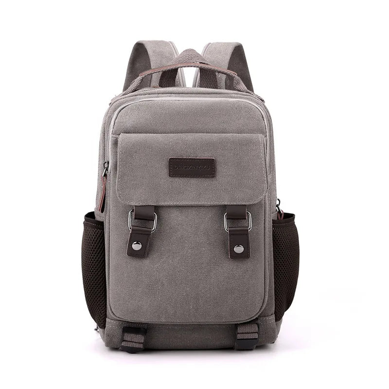 Small Men's Canvas Backpack | Versatile Casual Rucksack
