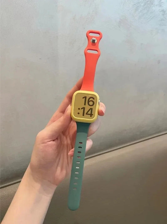 Premium Silicone Strap & Case for Sport Watches | Universal Fit