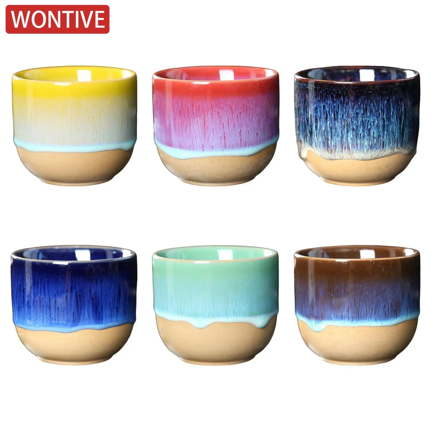 Ceramic Tea Cups Set for Traditional Kung Fu Tea Experience