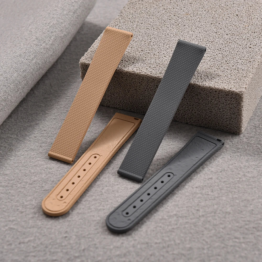 Unisex 20mm Premium Rubber Watch Bands | Quick Release Strap