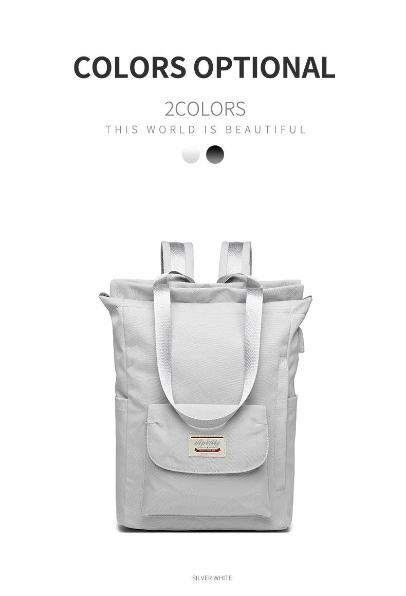 Stylish Waterproof Laptop Backpack for Women | USB Charging