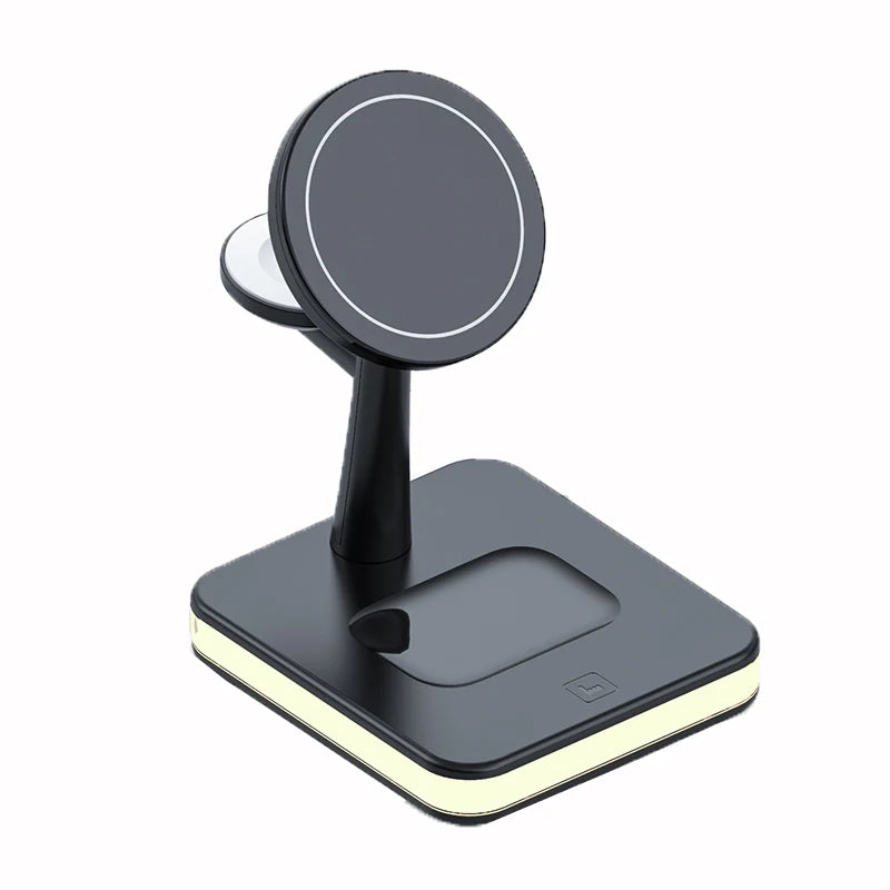 3 in 1 Magnetic Wireless Charger | Fast Charging Dock Station