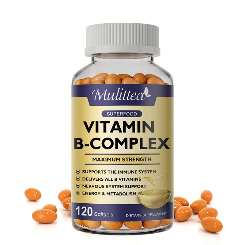 3X Complex Vitamin B Supplements for Stress Relief & Energy Support