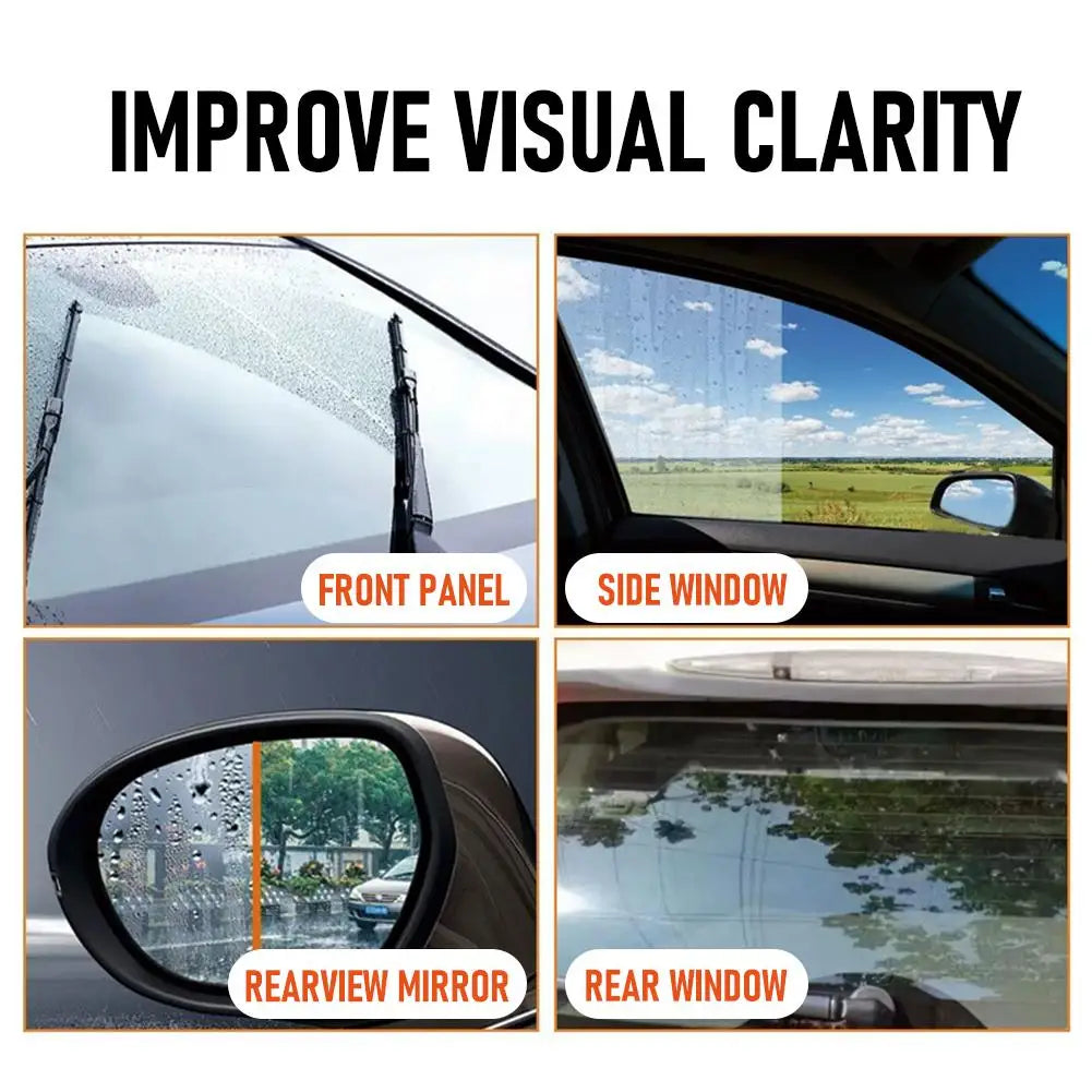 Car Windshield Hydrophobic Cleaner | Anti-Fog Rain Repellent
