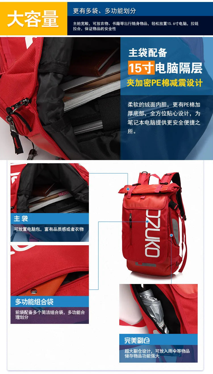 Large Water Repellent Backpack for Men | Stylish Travel Schoolbag