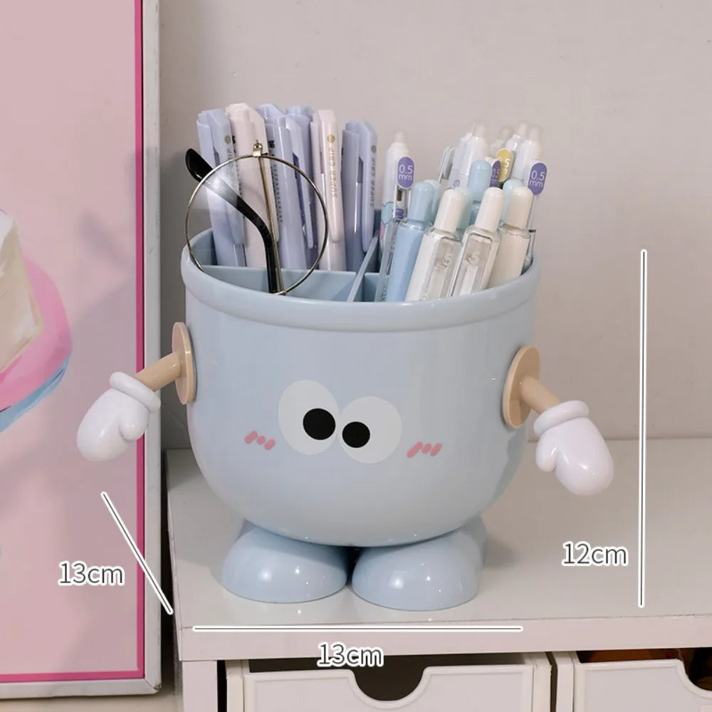 Cute Pencil Holder Rack | Creative Desk Organizer for Students